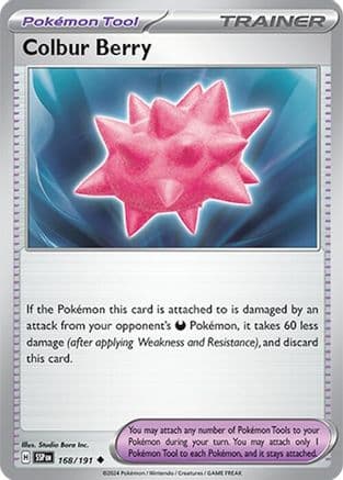 Colbur Berry 168- SV08 Surging Sparks Reverse Holofoil