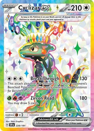 Cyclizar ex 228/191 - SV08 Surging Sparks Holofoil