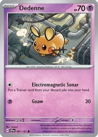 Dedenne 087- SV08 Surging Sparks