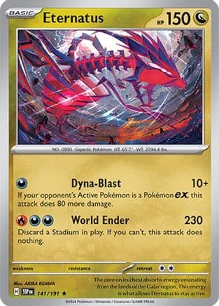 Eternatus 141- SV08 Surging Sparks Reverse Holofoil
