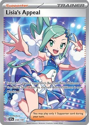 Lisia's Appeal 234/191 - SV08 Surging Sparks Holofoil