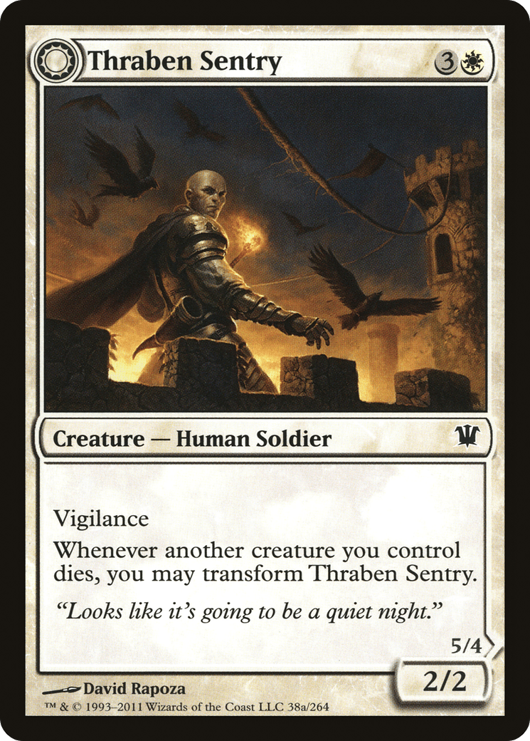 Thraben Sentry // Thraben Militia [Innistrad] Foil