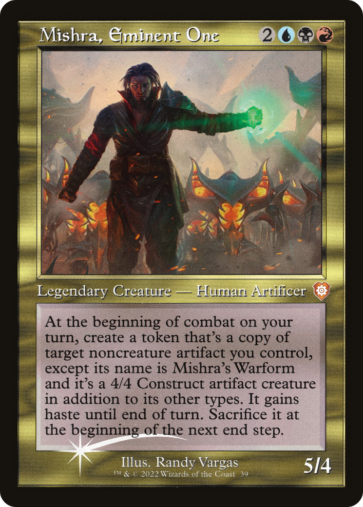 Mishra, Eminent One (039) (Retro) (Display Commander) [The Brothers' War Commander] Foil