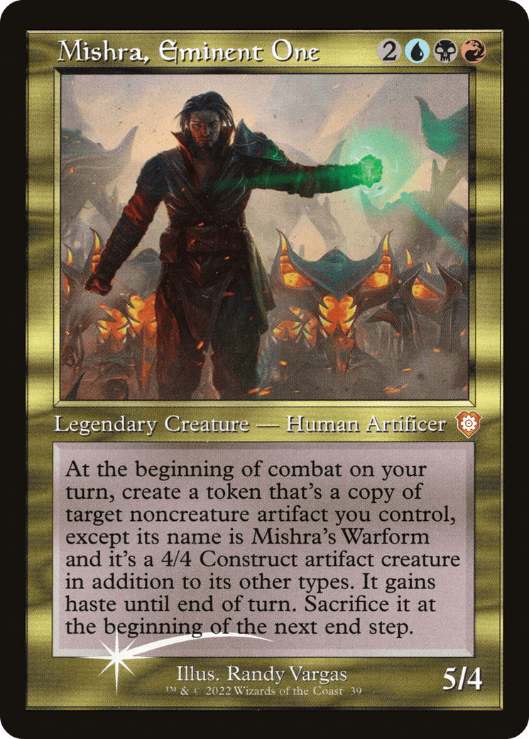 Mishra, Eminent One (039) (Retro) (Display Commander) [The Brothers' War Commander] Foil