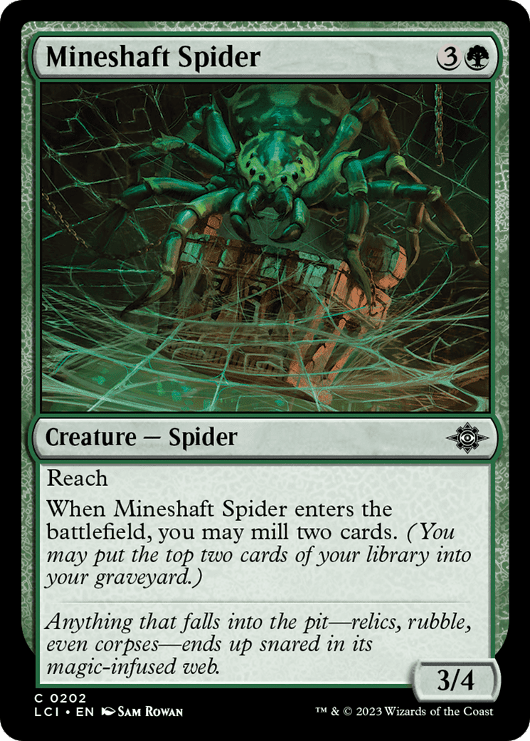 Mineshaft Spider [The Lost Caverns of Ixalan] Foil