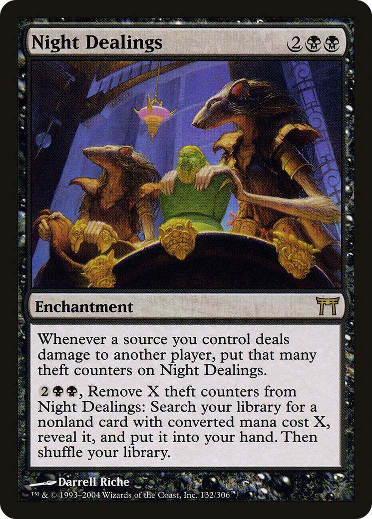 Night Dealings [Champions of Kamigawa] Foil