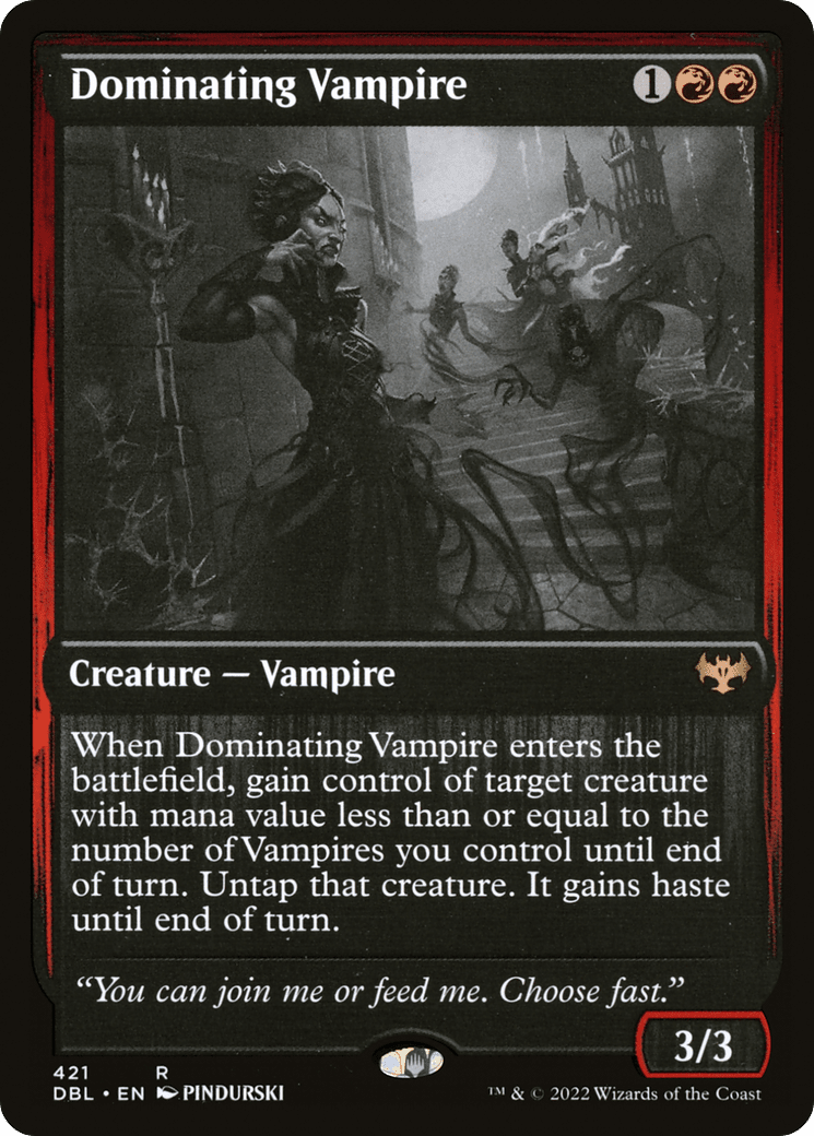 Dominating Vampire [Innistrad: Double Feature] Foil