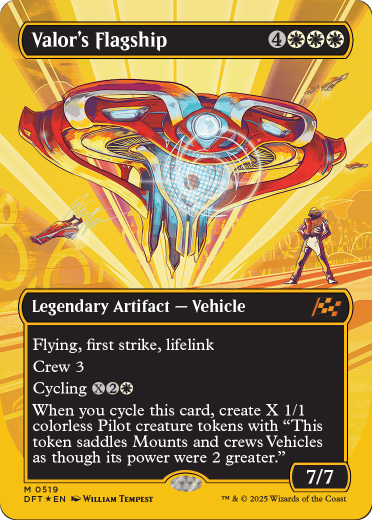 Valor's Flagship |  Foil (519) [Aetherdrift]