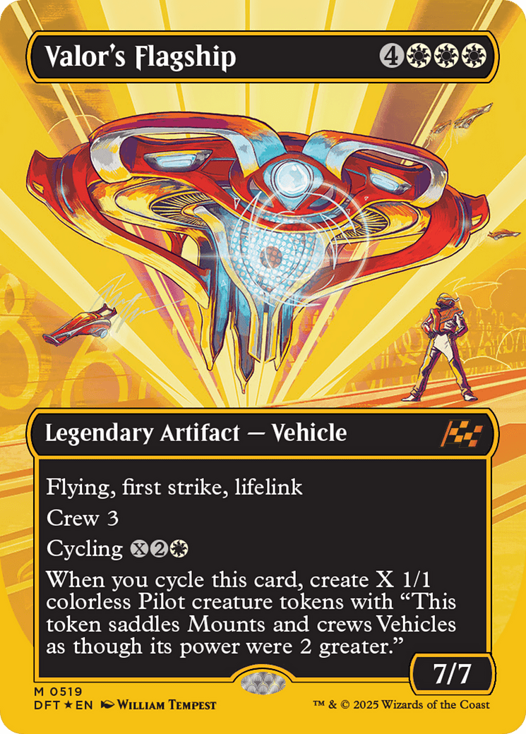 Valor's Flagship |  Foil (519) [Aetherdrift]