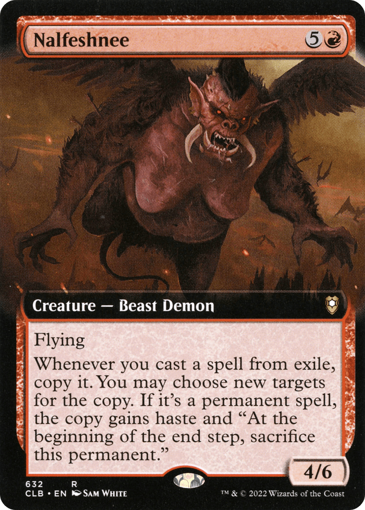 Nalfeshnee (Extended Art) [Commander Legends: Battle for Baldur's Gate]