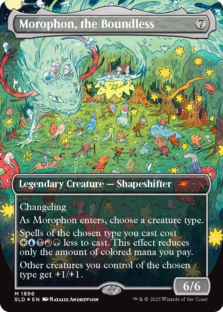 Morophon, the Boundless (Double Rainbow Foil) (1896) [Secret Lair Drop Series]  Foil