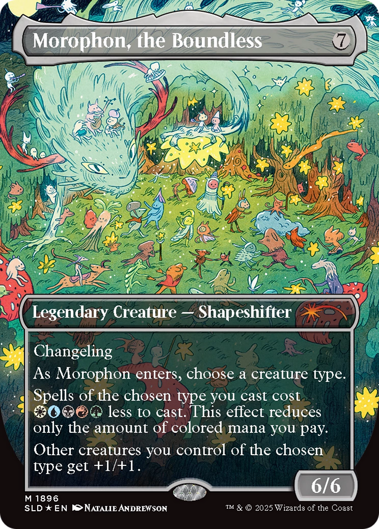 Morophon, the Boundless (Double Rainbow Foil) (1896) [Secret Lair Drop Series]  Foil