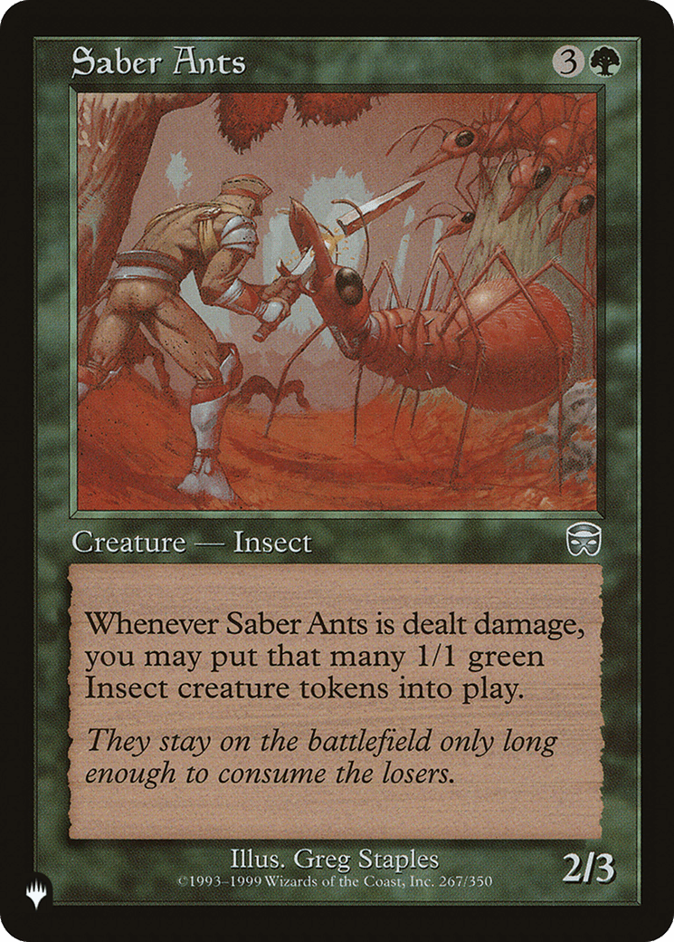 Saber Ants |  (MMQ-267) [The List]