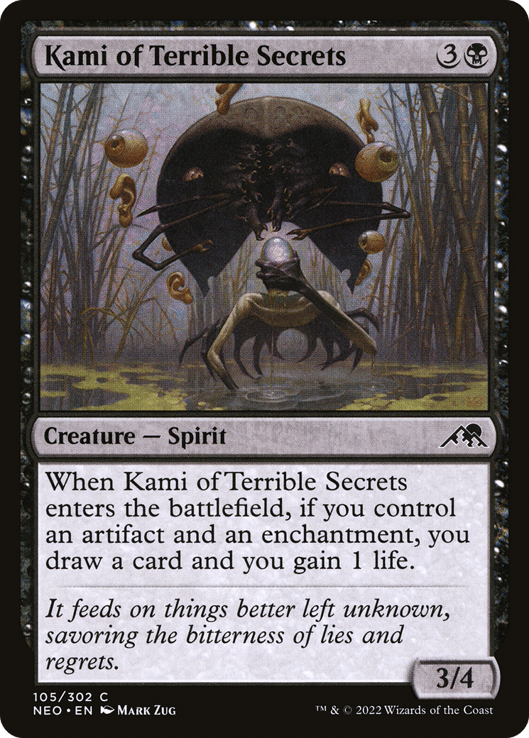Kami of Terrible Secrets [Kamigawa: Neon Dynasty] Foil