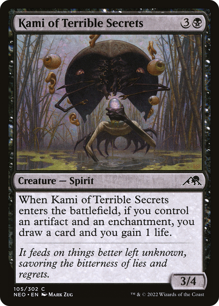 Kami of Terrible Secrets [Kamigawa: Neon Dynasty] Foil