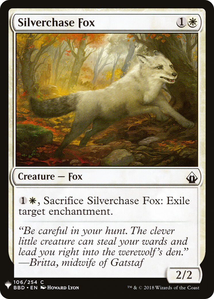 Silverchase Fox |  (BBD-106) [The List]