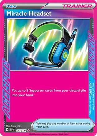 Miracle Headset 183- SV08 Surging Sparks Holofoil