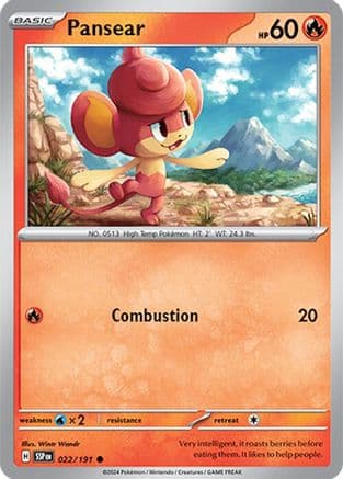 Pansear 022- SV08 Surging Sparks Reverse Holofoil