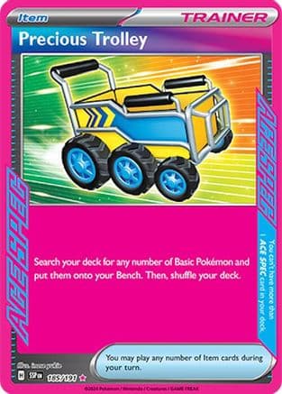 Precious Trolley 185- SV08 Surging Sparks Holofoil