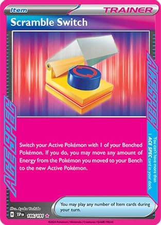 Scramble Switch 186- SV08 Surging Sparks Holofoil