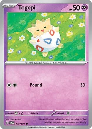 Togepi 070- SV08 Surging Sparks