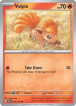Vulpix 016- SV08 Surging Sparks
