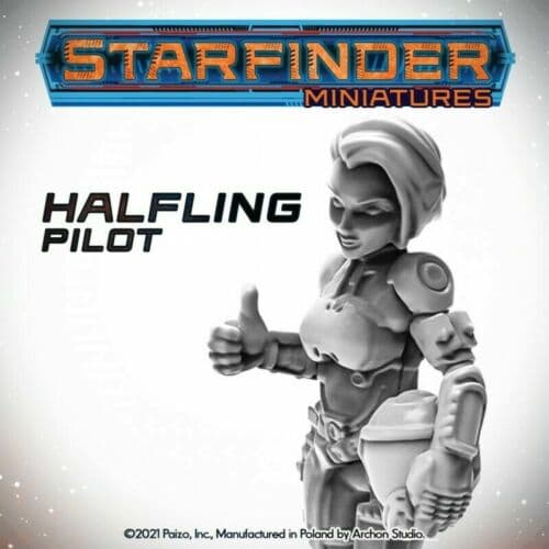 Starfinder Masterclass Miniatures: Halfling Pilot