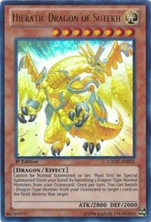 Hieratic Dragon of Sutekh [GAOV-EN025] Ultra Rare