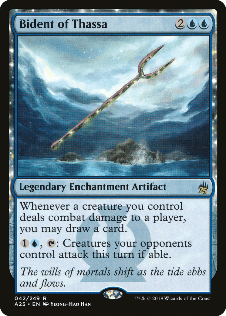 Bident of Thassa [Masters 25] Foil