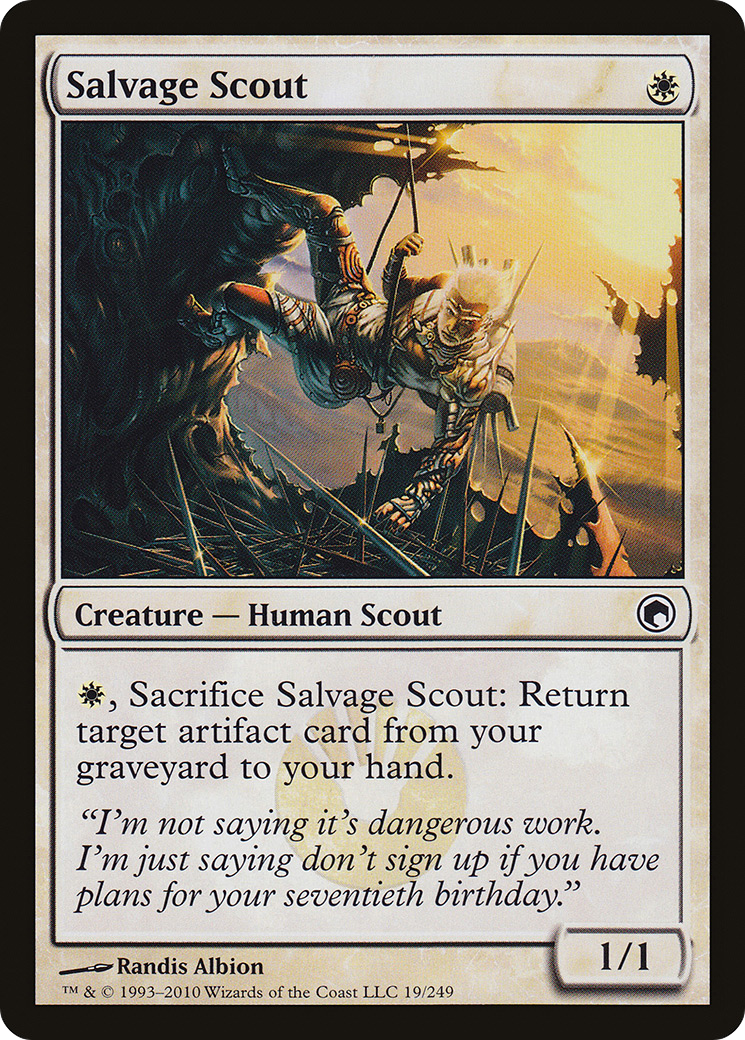 Salvage Scout [Scars of Mirrodin] Foil