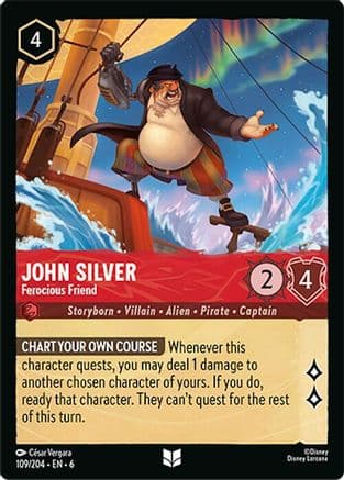 John Silver - Ferocious Friend (109/204) - Azurite Sea