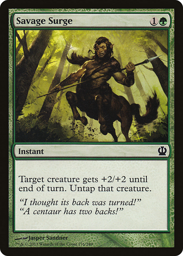 Savage Surge [Theros] Foil