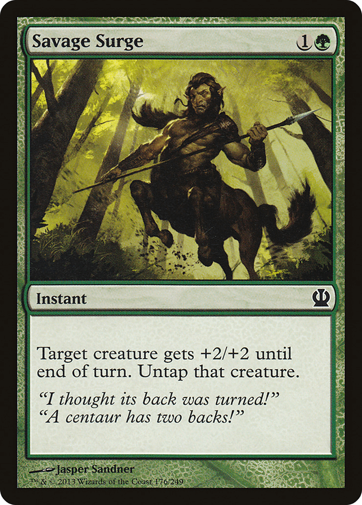 Savage Surge [Theros] Foil