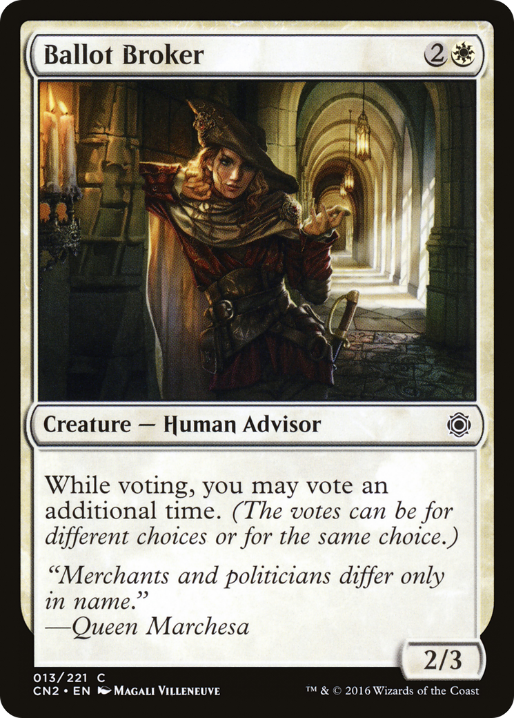 Ballot Broker [Conspiracy: Take the Crown] Foil