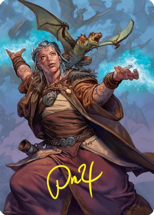 Drake Hatcher 2 Art Card (29/54) (Gold-Stamped Signature) (-029) - Art Series: Foundations