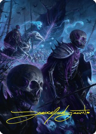 Rise of the Dark Realms Art Card (37/54) (Gold-Stamped Signature) (-037) - Art Series: Foundations