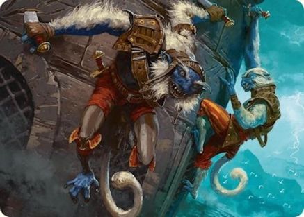 Goblin Boarders Art Card (11/54) (-011) - Art Series: Foundations