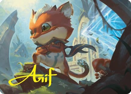 Loot, Exuberant Explorer Art Card (12/54) (Gold-Stamped Signature) (-012) - Art Series: Foundations