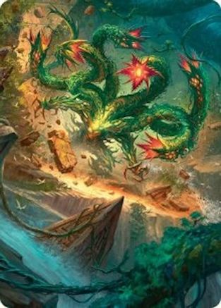 Mossborn Hydra Art Card (42/54) (-042) - Art Series: Foundations