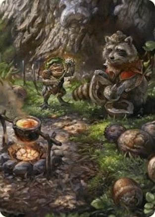 Sylvan Scavenging Art Card (46/54) (-046) - Art Series: Foundations