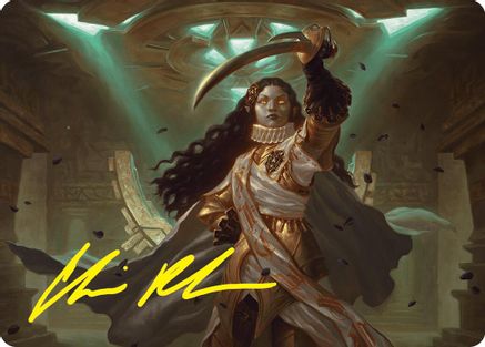 Elenda, Saint of Dusk Art Card (15/54) (Gold-Stamped Signature) (-015) - Art Series: Foundations