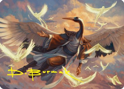 Kykar, Zephyr Awakener Art Card (16/54) (Gold-Stamped Signature) (-016) - Art Series: Foundations