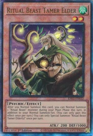 Ritual Beast Tamer Elder (PUR) (RA03-EN012) - Quarter Century Bonanza 1st Edition