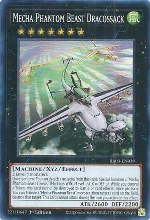 Mecha Phantom Beast Dracossack (RA03-EN039) - Quarter Century Bonanza 1st Edition