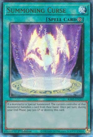 Summoning Curse (PUR) (RA03-EN057) - Quarter Century Bonanza 1st Edition