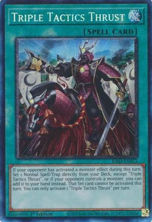 Triple Tactics Thrust (PCR) (RA03-EN072) - Quarter Century Bonanza 1st Edition