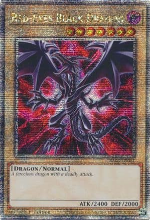 Red-Eyes Black Dragon (Quarter Century Secret Rare) (RA03-EN081) - Quarter Century Bonanza 1st Edition