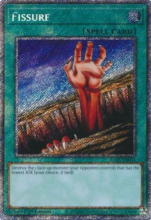 Fissure (Platinum Secret Rare) (RA03-EN084) - Quarter Century Bonanza 1st Edition