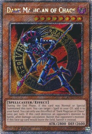 Dark Magician of Chaos (Platinum Secret Rare) (RA03-EN134) - Quarter Century Bonanza 1st Edition