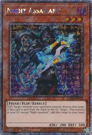 Night Assailant (Platinum Secret Rare) (RA03-EN139) - Quarter Century Bonanza 1st Edition